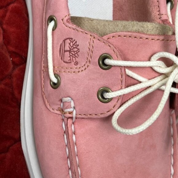 Pink Timberland Boat Shoes - Picture 3 of 5